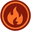 Burning game icon
